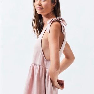 lottie moss tie strap babydoll dress